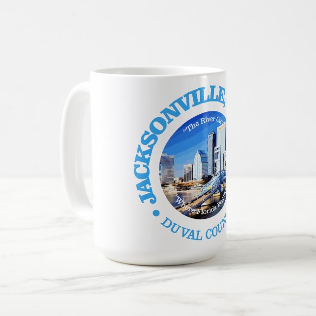 Jacksonville (städer) kaffemugg (Framsida vänster)