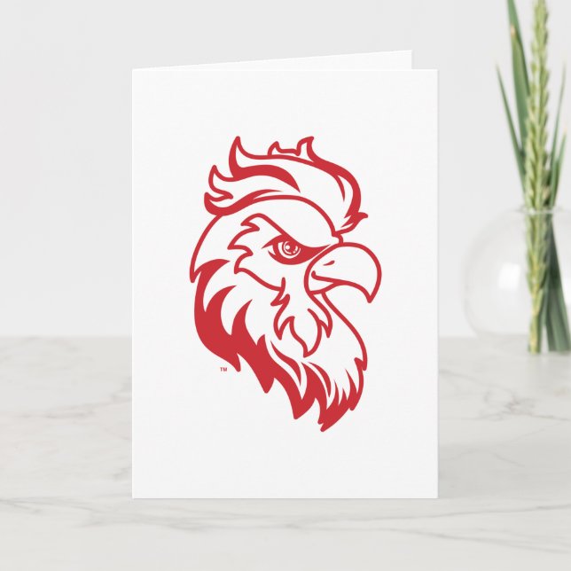 Jacksonville State Universiteten Gamecocks Red Eag Kort (Framsida)