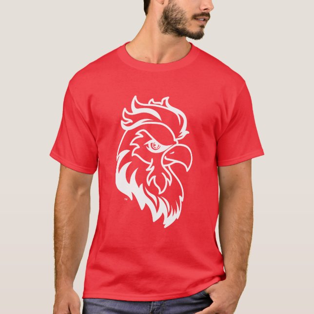 Jacksonville State Universiteten Gamecocks Red Eag T Shirt (Framsida)