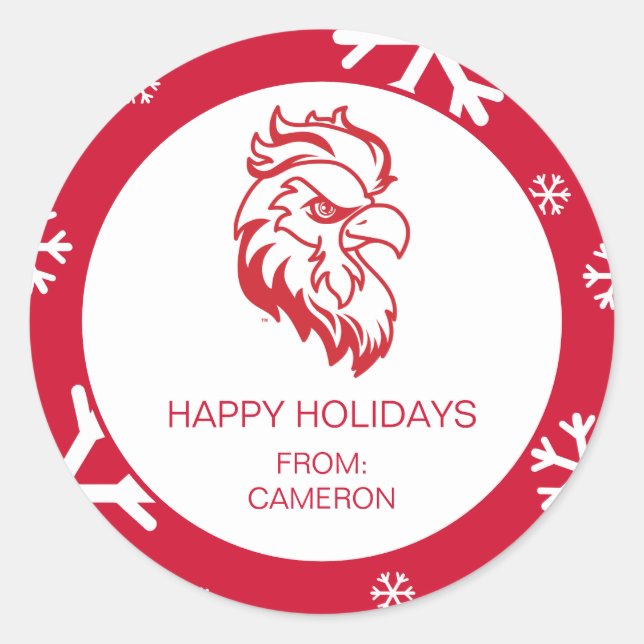 Jacksonville State Universiteten Helgdag Runt Klistermärke (Framsida)