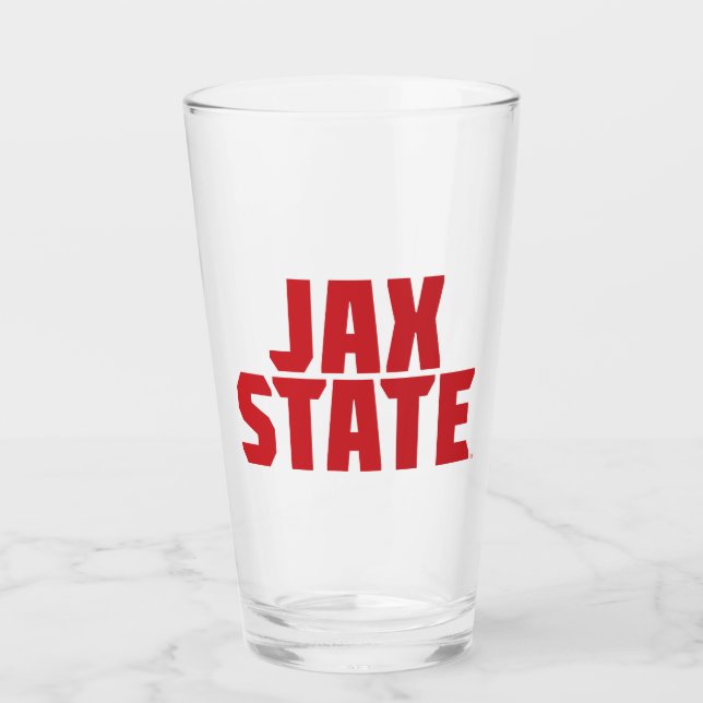 Jacksonville State Universiteten JAX STATE Bold Re Glaskopp (Framsida)
