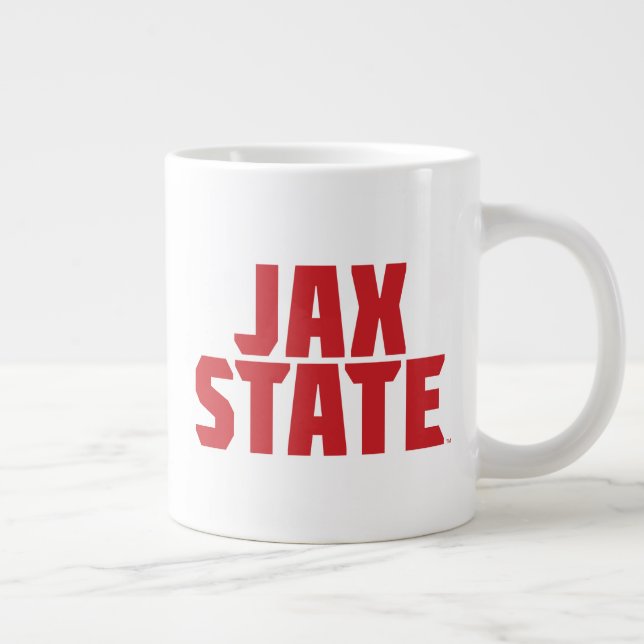 Jacksonville State Universiteten JAX STATE Bold Re Jumbo Mugg (Höger)