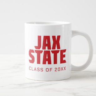 Jacksonville State Universiteten JAX STATE Bold Re Jumbo Mugg