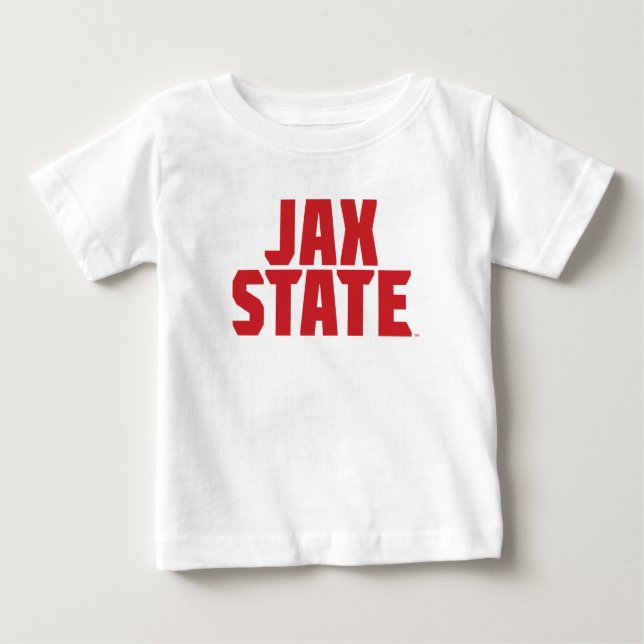 Jacksonville State Universiteten JAX STATE Bold Re T Shirt (Framsida)