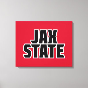 Jacksonville State Universiteten JAX STATE fold Te Canvastryck