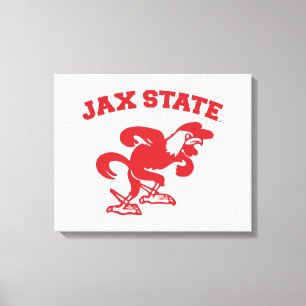 Jacksonville State Universiteten JAX State Gamecoc Canvastryck