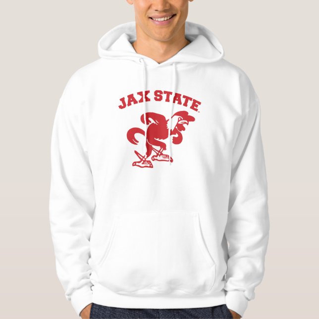 Jacksonville State Universiteten JAX State Gamecoc Hoodie (Framsida)