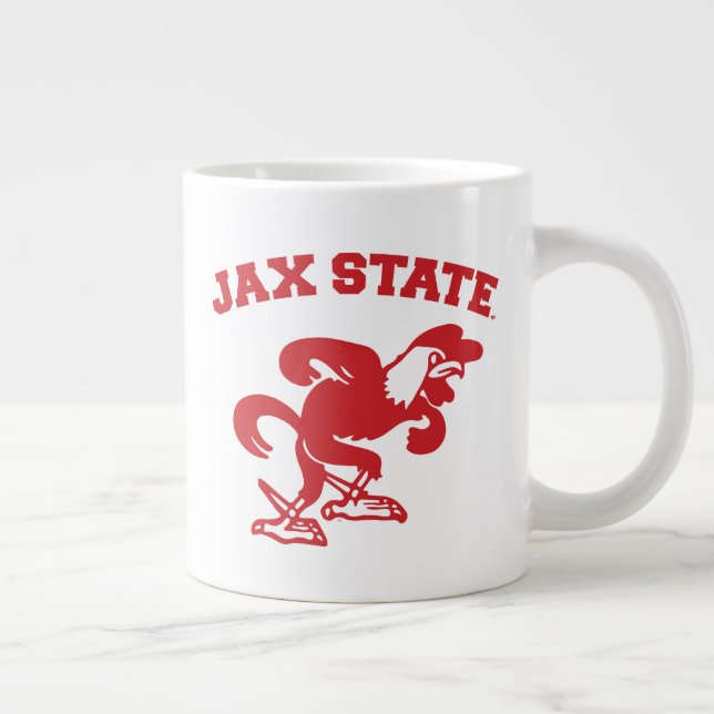 Jacksonville State Universiteten JAX State Gamecoc Jumbo Mugg (Höger)