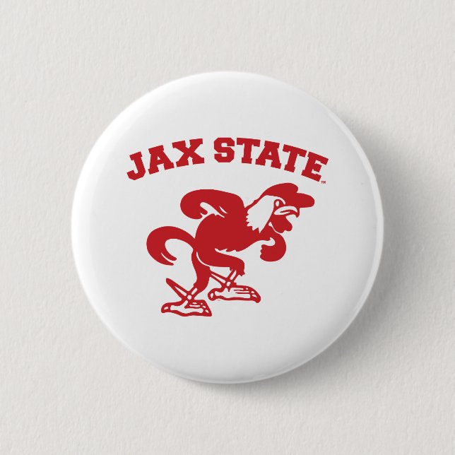 Jacksonville State Universiteten JAX State Gamecoc Knapp (Framsida)