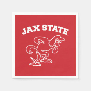 Jacksonville State Universiteten JAX State Gamecoc Pappersservett