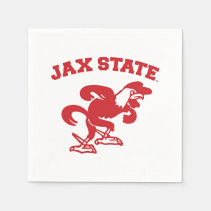 Jacksonville State Universiteten JAX State Gamecoc Pappersservett