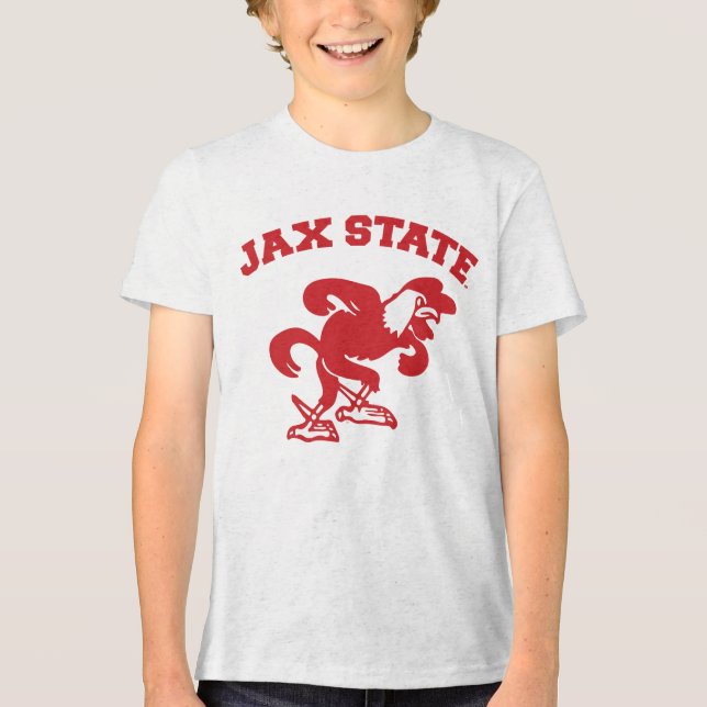 Jacksonville State Universiteten JAX State Gamecoc T Shirt (Framsida)