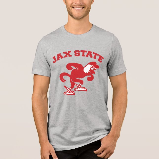 Jacksonville State Universiteten JAX State Gamecoc T Shirt (Framsida)