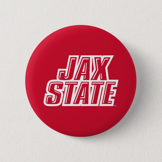 Jacksonville State Universiteten JAX STATE Logotyp Knapp (Framsida)