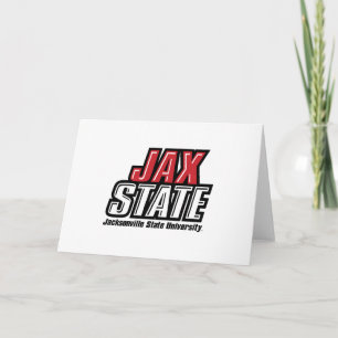 Jacksonville State Universiteten JAX STATE Logotyp Kort