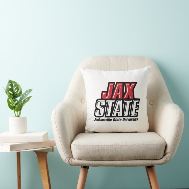 Jacksonville State Universiteten JAX STATE Logotyp Kudde (Stol)