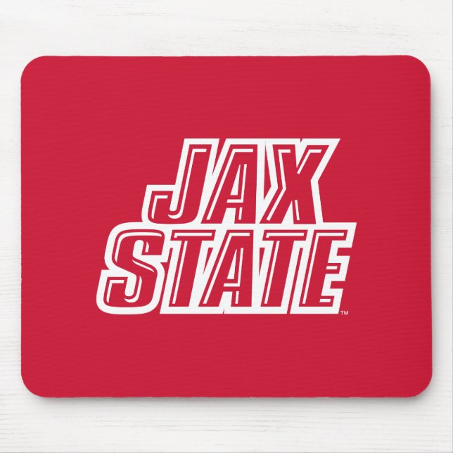 Jacksonville State Universiteten JAX STATE Logotyp Musmatta (Framsidan)