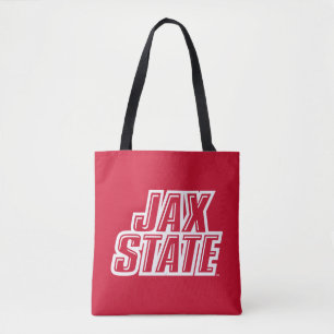 Jacksonville State Universiteten JAX STATE Logotyp Tygkasse