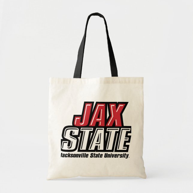 Jacksonville State Universiteten JAX STATE Logotyp Tygkasse (Framsidan)