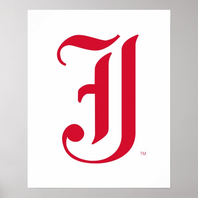 Jacksonville State University Classic JSU-bokstav Poster (Framsidan)
