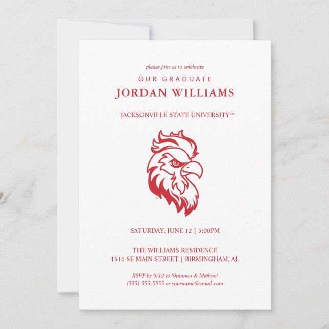 Jacksonville State University Examen Meddelande (Framsida)