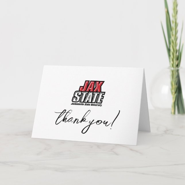 Jacksonville State University Examen Tack Kort (Framsida)