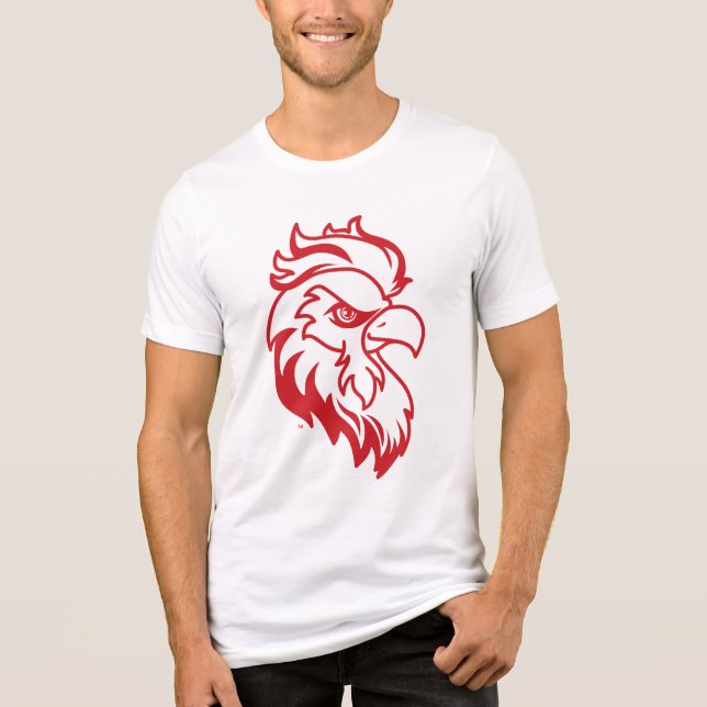 Jacksonville State University Gamecocks Röd gameko T Shirt (Framsida)