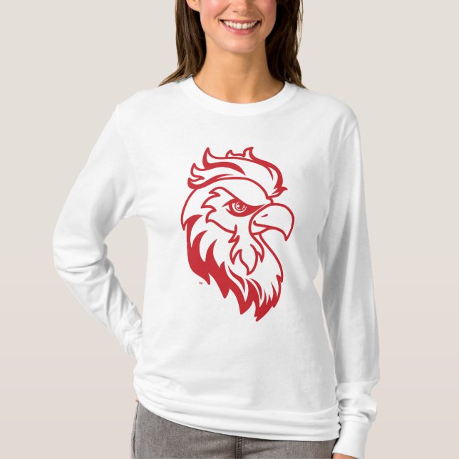 Jacksonville State University Gamecocks Röd gameko T Shirt (Framsida)