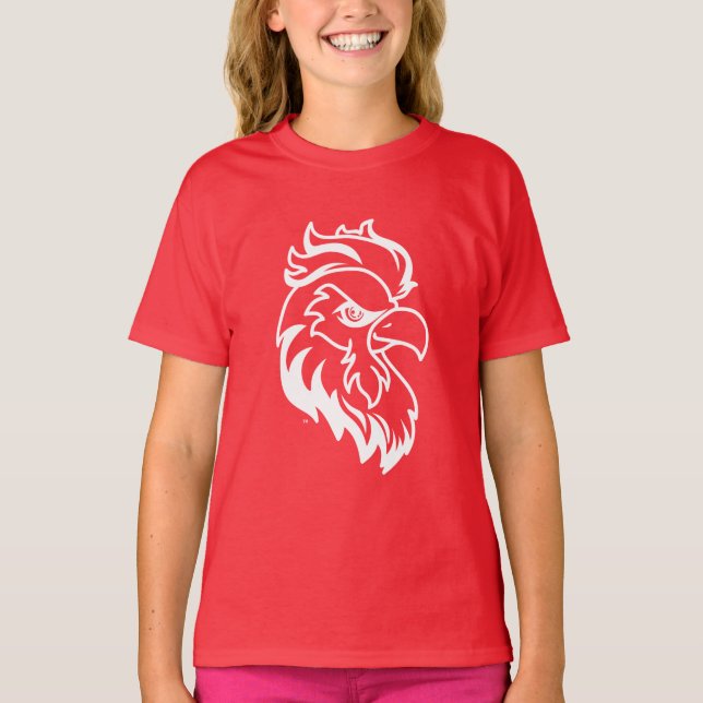 Jacksonville State University Gamecocks Röd gameko T Shirt (Framsida)