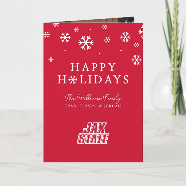 Jacksonville State University Holiday Helgkort (Framsida)