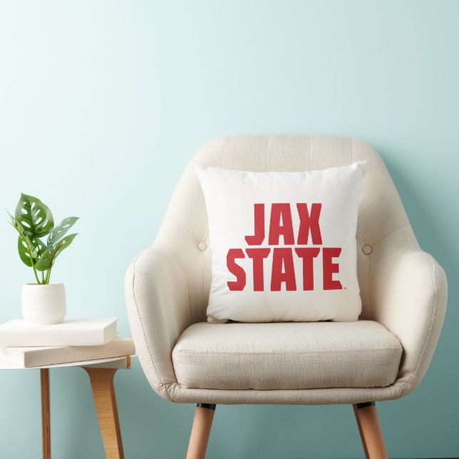 Jacksonville State University JAX STATE Fet Röda Kudde (Stol)