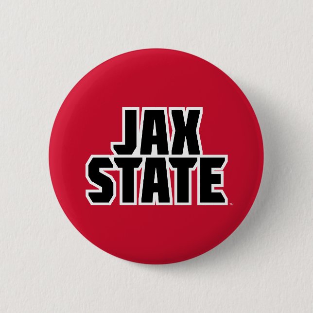 Jacksonville State University JAX STATE Fetstil Knapp (Framsida)