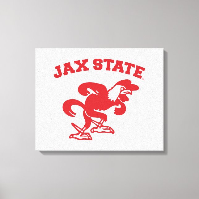 Jacksonville State University JAX State Gamecocks Canvastryck (Framsida)