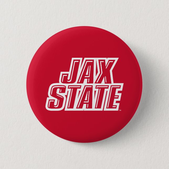Jacksonville State University JAX STATE Logotyp Knapp (Framsida)