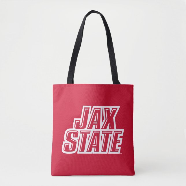 Jacksonville State University JAX STATE Logotyp Tygkasse (Framsida)