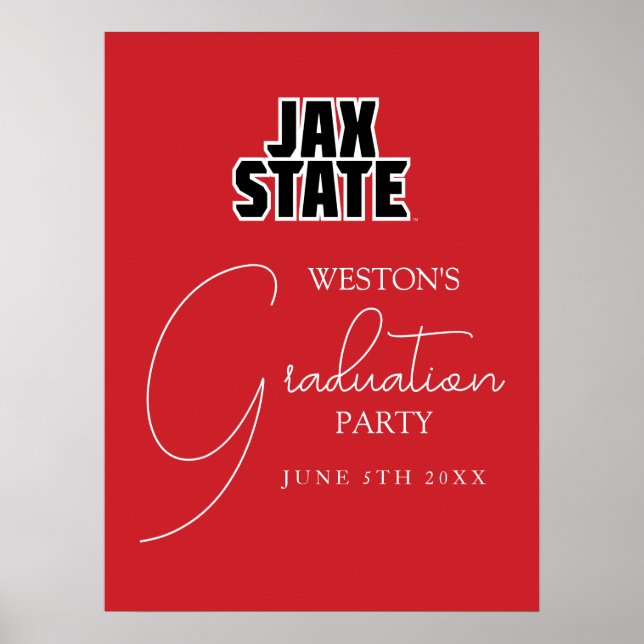 Jacksonville-staten Universiteten Studenten Poster (Framsidan)