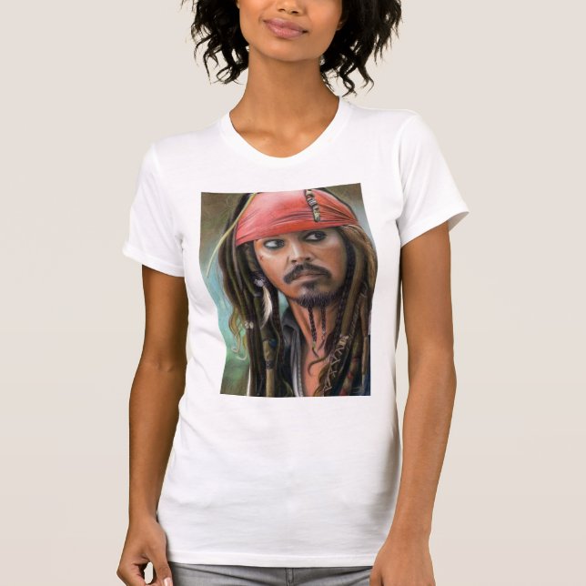 jacksparrowDesigne dekret vid Hand T Shirt (Framsida)