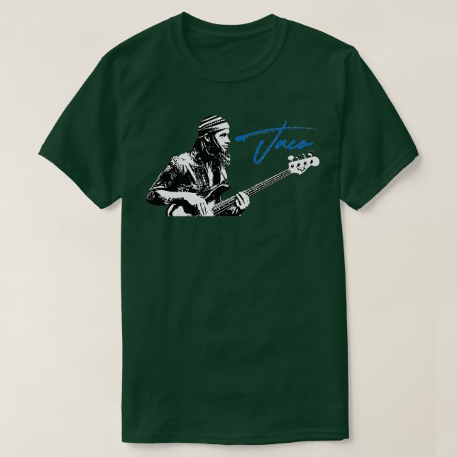 Jaco Pastorius Bassistance Fläkt Art Design  T Shirt (Design framsida)