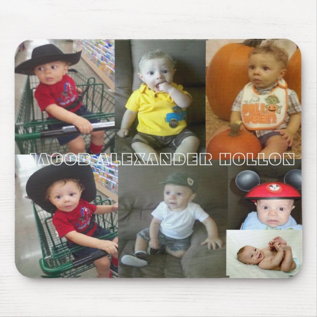 Jacob Alexander Hollon Mousepad Musmatta (Framsidan)