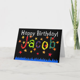 "Jacob" Birthday Card Kort