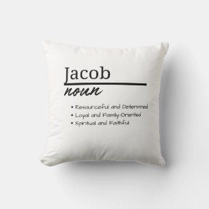 Jacob, Boy Personlig Namn Definition Kudde