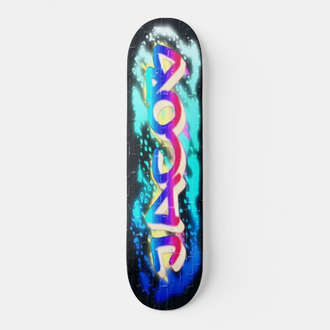 JACOB Customized Graffiti Skateboard (Framsida)