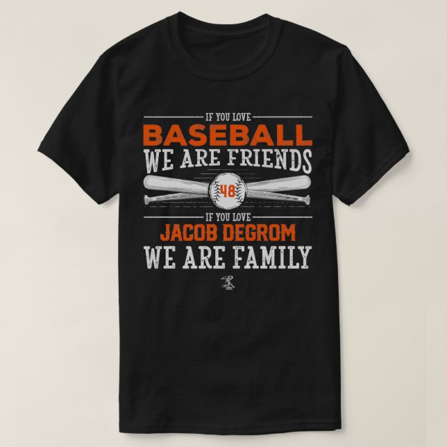 Jacob deGrom om du Kärlek baseball Apparat Premiu T Shirt (Design framsida)