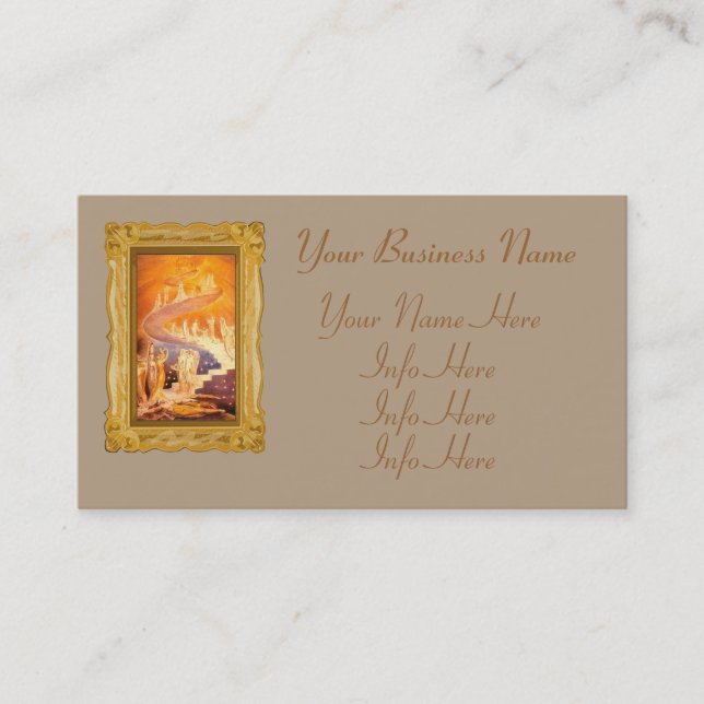 Jacob dröm av William Blake Visitkort (Framsida)