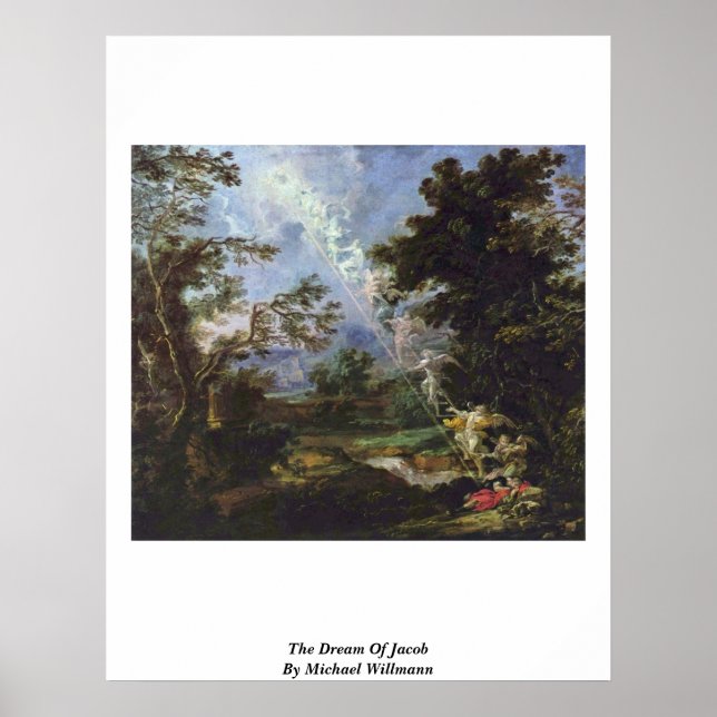 Jacob-drömmen av Michael Willmann Poster (Framsidan)