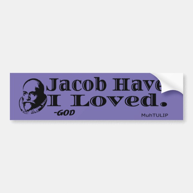 Jacob, har jag hittat Bumper Sticker Bildekal (Framsidan)