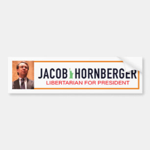 Jacob Hornberger Libertarian för president 2020 Bildekal