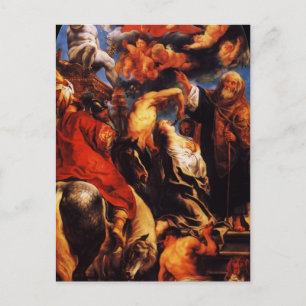 Jacob Jordaens- Martyrdom of St. Apollonia Vykort