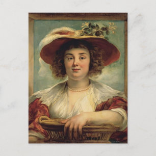 Jacob Jordaens- Porträtt till artistens dotter Vykort