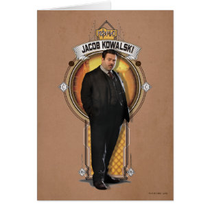 JACOB KOWALSKI™ Art Deco Panel Hälsningskort